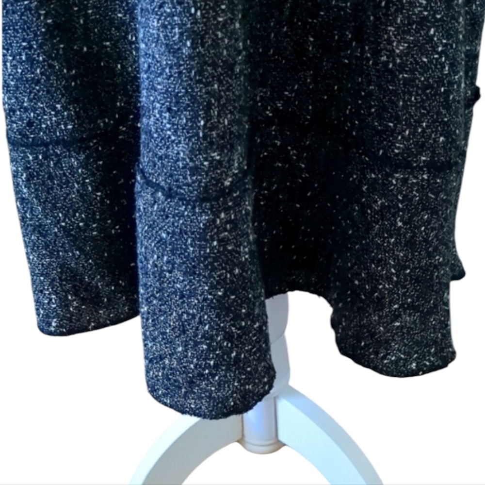 Cynthia Steffe Tweed Suit Charcoal Size 8 Blazer/ 14 Skirt - Picture 12 of 15